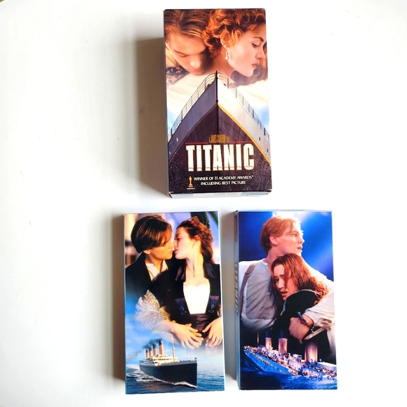 Titanic VHS 2-Tape Set 1997 Edition by Paramount, Directed by James Cameron - Picture 9 of 10